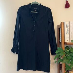 Club Monaco Black Long Sleeve Mini Dress Size 6